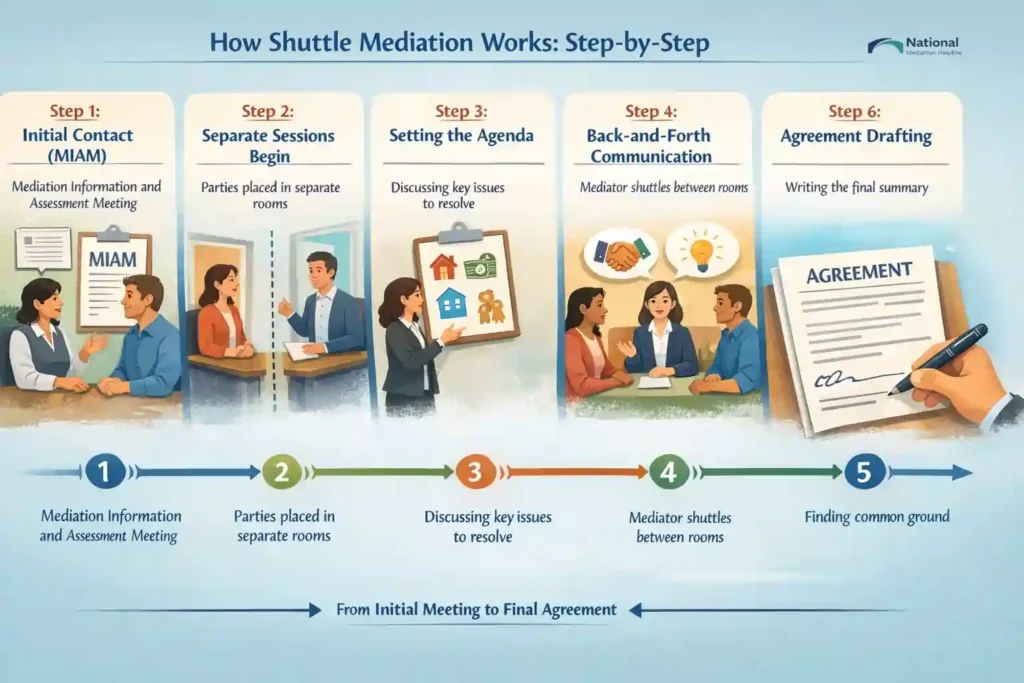 How Shuttle Mediation Works: Step-by-Step