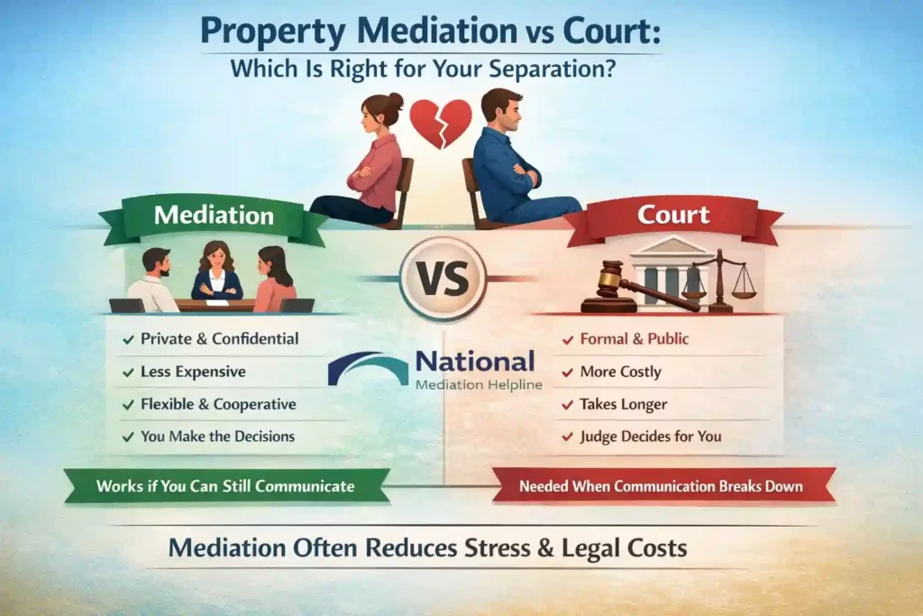 Property Mediation vs Court: Which Is Right for Your Separation ?